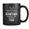 Firefighter - Everyone relax the Firefighter is here, the day will be save shortly - 11oz Black Mug-Drinkware-Teelime | shirts-hoodies-mugs