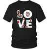 Firefighter - LOVE Firefighter - Fireman Profession/Job Shirt-T-shirt-Teelime | shirts-hoodies-mugs