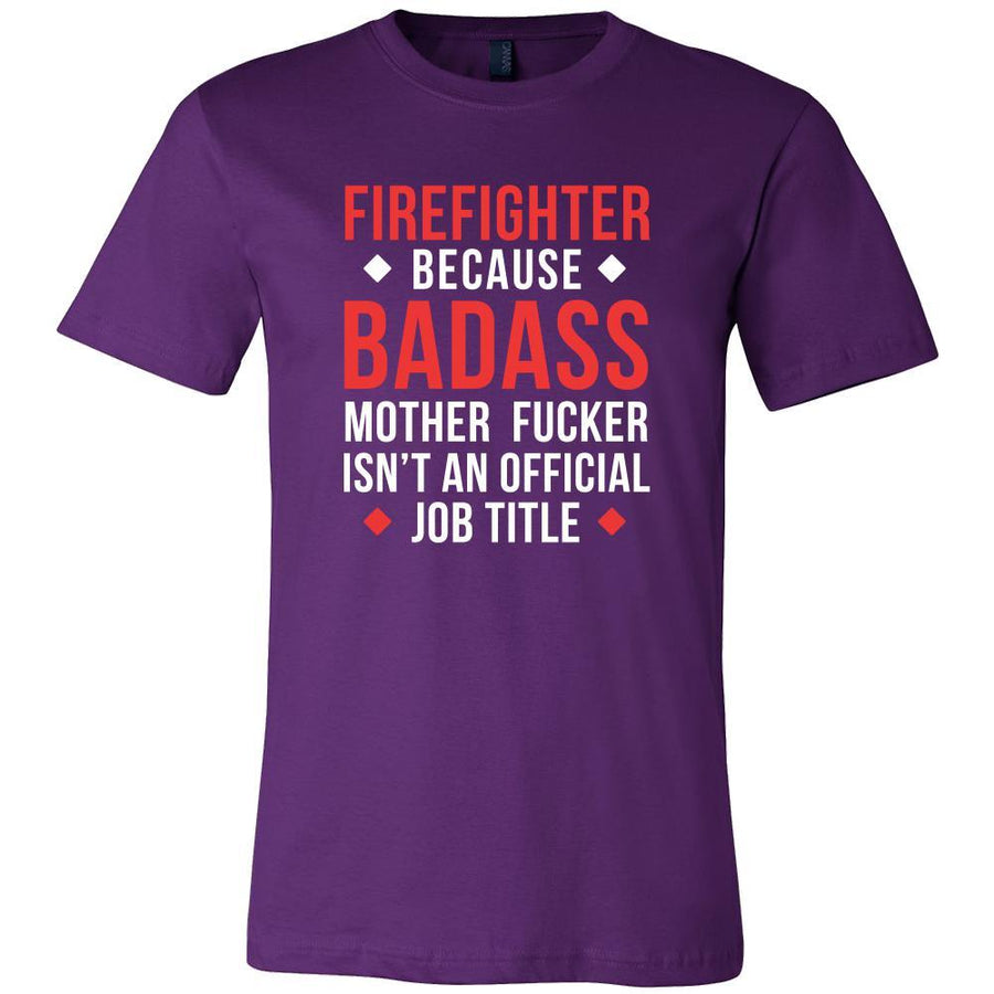 Firefighter Shirt - Firefighter because badass mother fucker isn't an official job title - Profession Gift-T-shirt-Teelime | shirts-hoodies-mugs