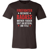 Firefighter Shirt - Firefighter because badass mother fucker isn't an official job title - Profession Gift-T-shirt-Teelime | shirts-hoodies-mugs