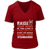 Firefighter Shirt - Raise your hand if you love Firefighter, if not raise your standards - Profession Gift-T-shirt-Teelime | shirts-hoodies-mugs