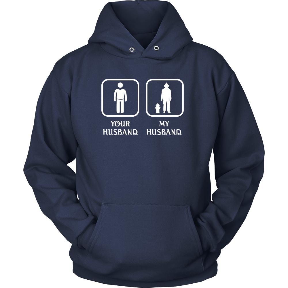 Firefighter - Your husband My husband - Mother's Day Profession/Job Shirt-T-shirt-Teelime | shirts-hoodies-mugs