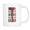 Firewoman Mugs - Real Women Bunker Gear-Drinkware-Teelime | shirts-hoodies-mugs