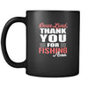Fishing Dear Lord, thank you for Fishing Amen. 11oz Black Mug-Drinkware-Teelime | shirts-hoodies-mugs