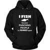 Fishing - I fish because punching people is frowned upon - Fisher Hobby Shirt-T-shirt-Teelime | shirts-hoodies-mugs