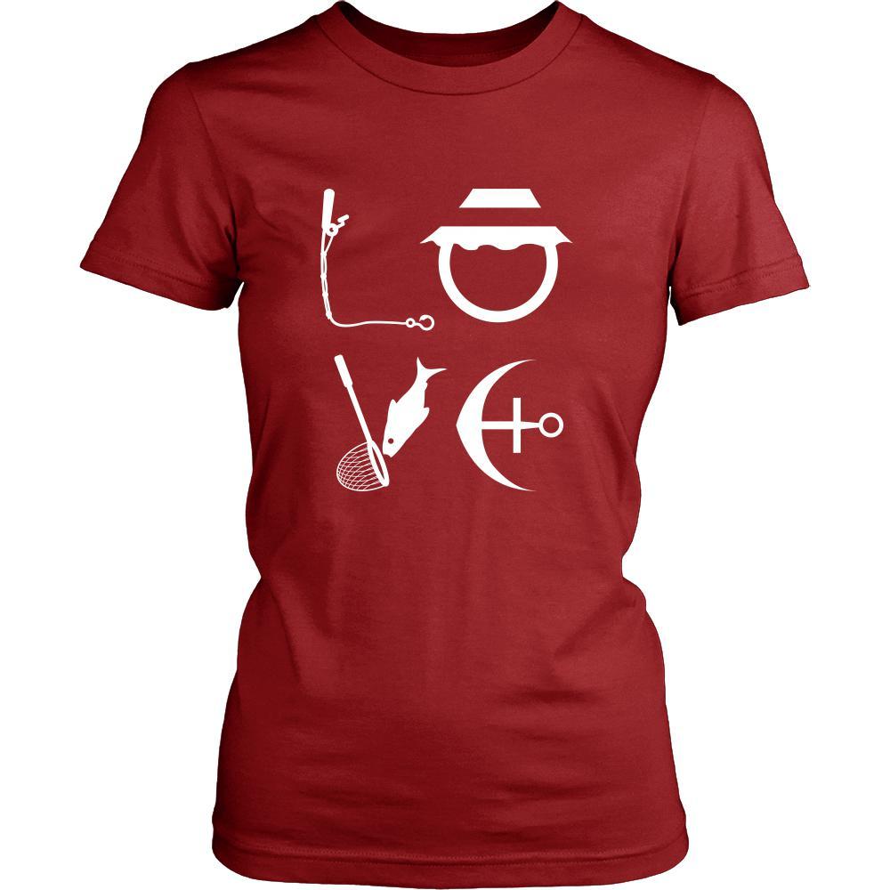 Fishing - LOVE Fishing - Fisher Hobby Shirt-T-shirt-Teelime | shirts-hoodies-mugs