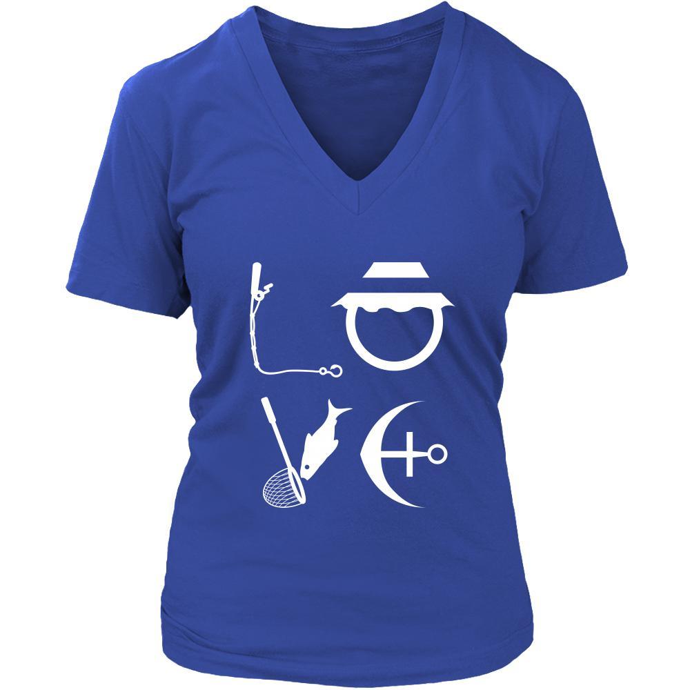 Fishing - LOVE Fishing - Fisher Hobby Shirt-T-shirt-Teelime | shirts-hoodies-mugs