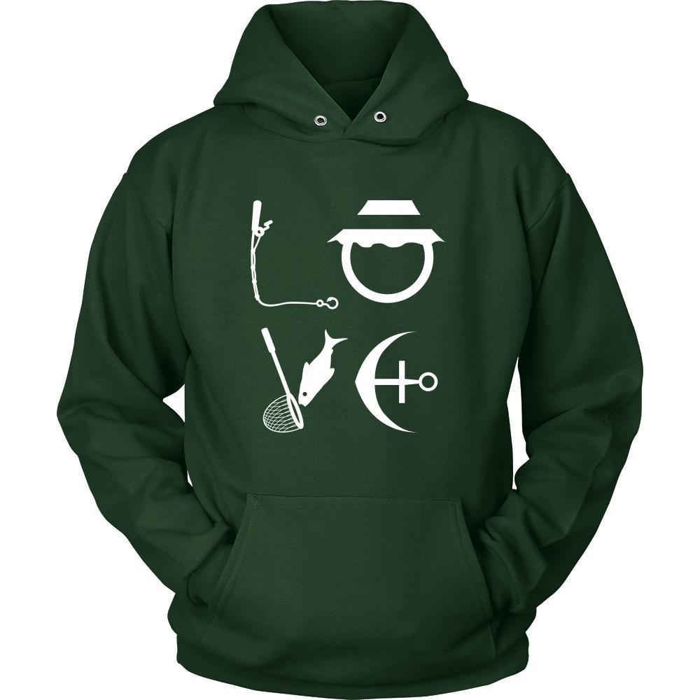 Fishing - LOVE Fishing - Fisher Hobby Shirt-T-shirt-Teelime | shirts-hoodies-mugs