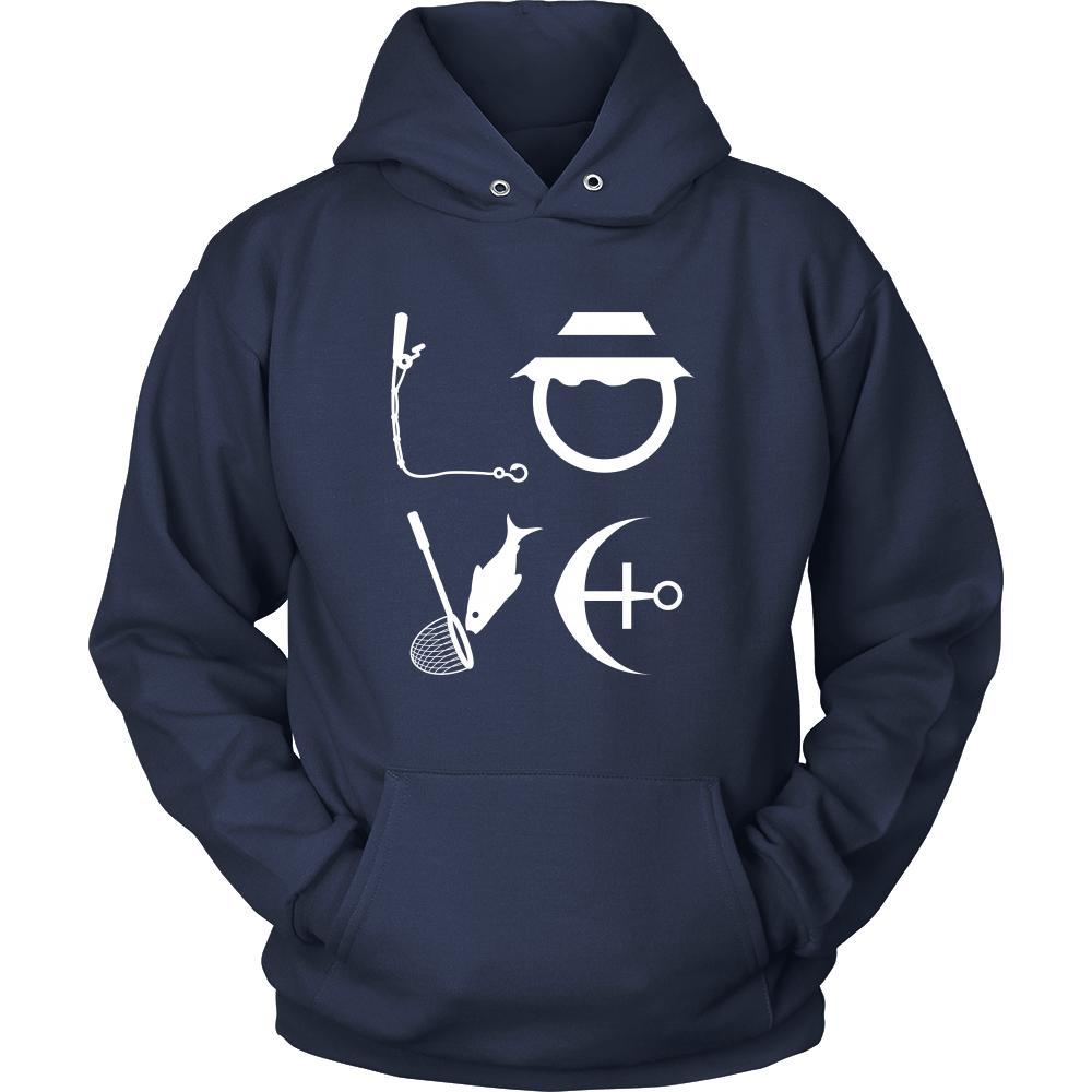 Fishing - LOVE Fishing - Fisher Hobby Shirt-T-shirt-Teelime | shirts-hoodies-mugs