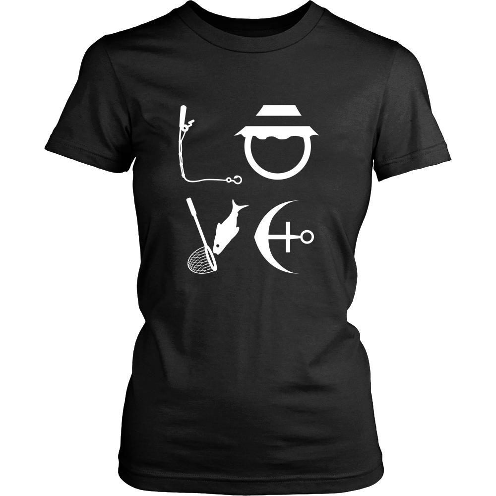 Fishing - LOVE Fishing - Fisher Hobby Shirt-T-shirt-Teelime | shirts-hoodies-mugs