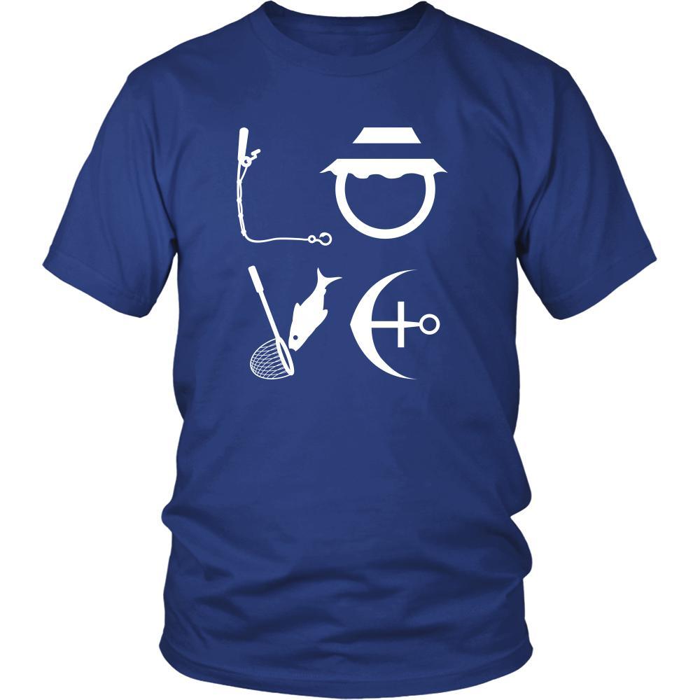 Fishing - LOVE Fishing - Fisher Hobby Shirt-T-shirt-Teelime | shirts-hoodies-mugs