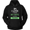 Fishing Shirt - I love it when my wife lets me go Fishing - Hobby Gift-T-shirt-Teelime | shirts-hoodies-mugs