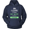 Fishing Shirt - I love it when my wife lets me go Fishing - Hobby Gift-T-shirt-Teelime | shirts-hoodies-mugs