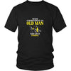 Fishing Shirt - Never underestimate an old man who loves fishing Grandfather Hobby Gift-T-shirt-Teelime | shirts-hoodies-mugs