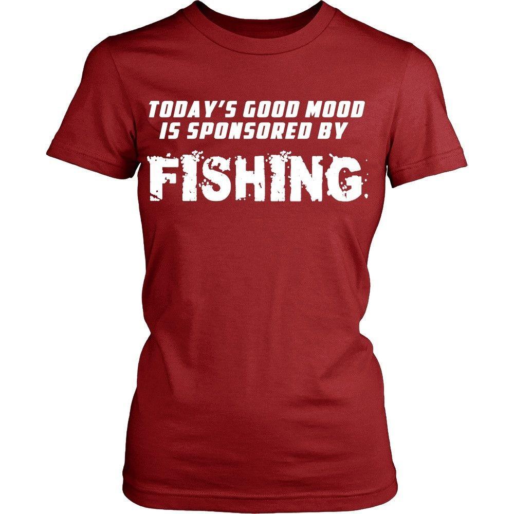 Fishing T Shirt - Good mood is sponsored by Fishing-T-shirt-Teelime | shirts-hoodies-mugs