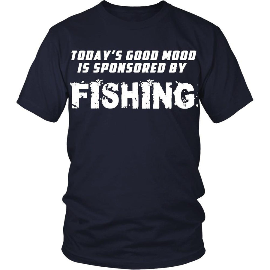 Fishing T Shirt - Good mood is sponsored by Fishing-T-shirt-Teelime | shirts-hoodies-mugs