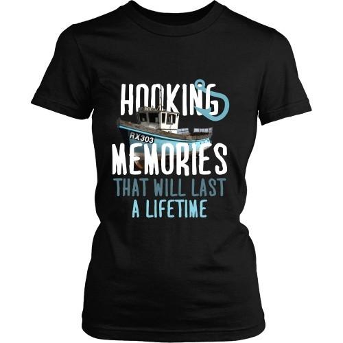 Fishing T Shirt - Hooking Memories that will last a lifetime-T-shirt-Teelime | shirts-hoodies-mugs