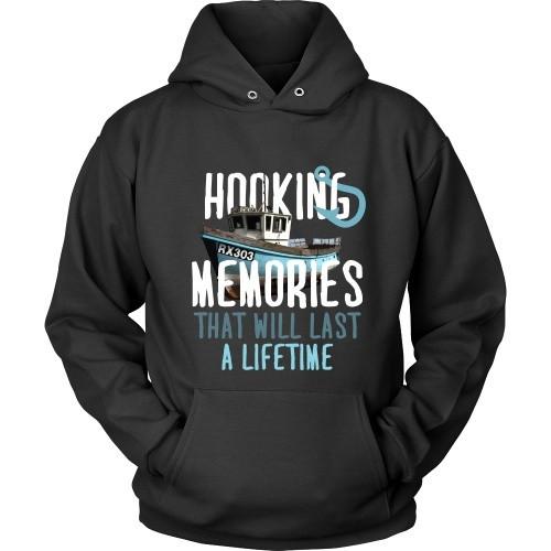 Fishing T Shirt - Hooking Memories that will last a lifetime-T-shirt-Teelime | shirts-hoodies-mugs