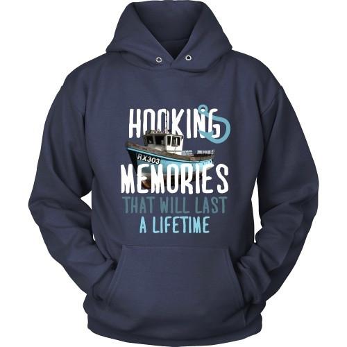Fishing T Shirt - Hooking Memories that will last a lifetime-T-shirt-Teelime | shirts-hoodies-mugs
