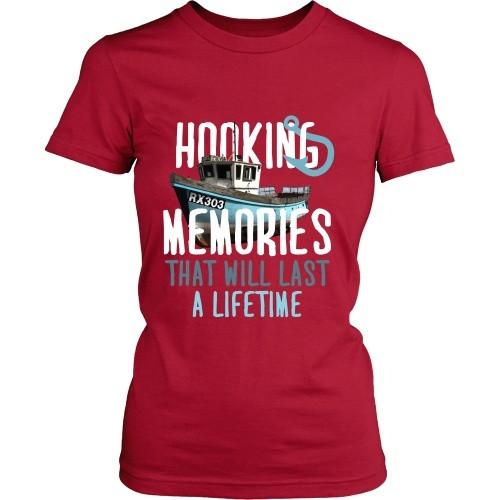 Fishing T Shirt - Hooking Memories that will last a lifetime-T-shirt-Teelime | shirts-hoodies-mugs