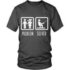 Fishing T Shirt - Problem Solved-T-shirt-Teelime | shirts-hoodies-mugs