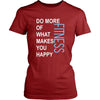 Fitness Shirt - Do more of what makes you happy Fitness- Sport Gift-T-shirt-Teelime | shirts-hoodies-mugs