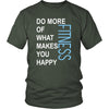 Fitness Shirt - Do more of what makes you happy Fitness- Sport Gift-T-shirt-Teelime | shirts-hoodies-mugs