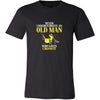 Fitness Shirt - Never underestimate an old man who loves fitness Grandfather Sport Gift-T-shirt-Teelime | shirts-hoodies-mugs