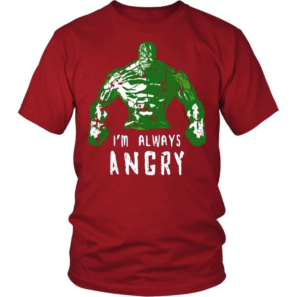 Fitness T Shirt - I'm always angry-T-shirt-Teelime | shirts-hoodies-mugs