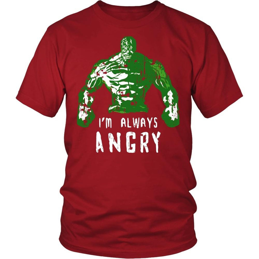 Fitness T Shirt - I'm always angry-T-shirt-Teelime | shirts-hoodies-mugs