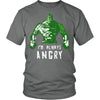 Fitness T Shirt - I'm always angry-T-shirt-Teelime | shirts-hoodies-mugs