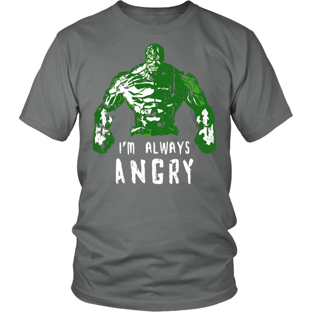 Fitness T Shirt - I'm always angry-T-shirt-Teelime | shirts-hoodies-mugs