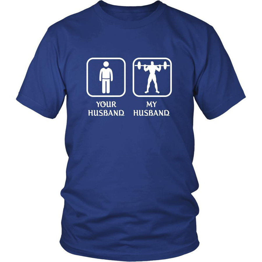 Fitness - Your husband My husband - Mother's Day Hobby Shirt-T-shirt-Teelime | shirts-hoodies-mugs