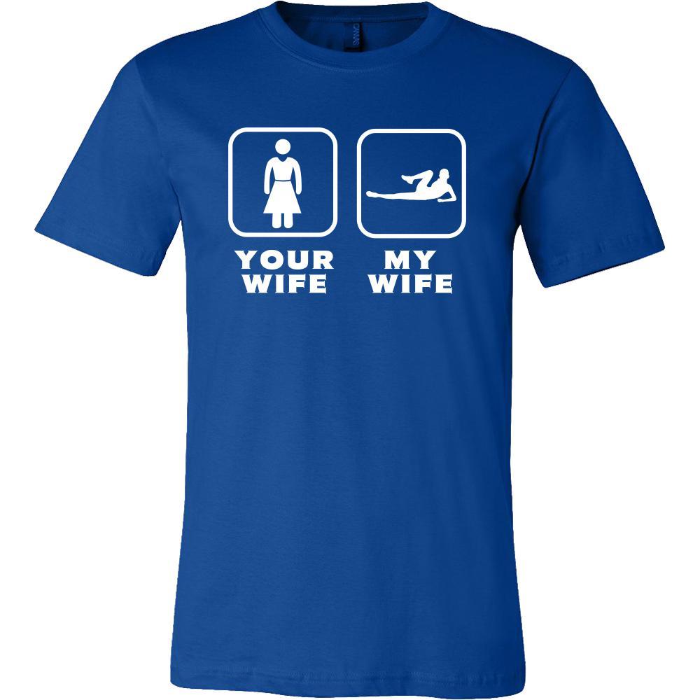 Fitness - Your wife My wife - Father's Day Hobby Shirt-T-shirt-Teelime | shirts-hoodies-mugs