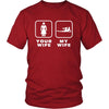 Fitness - Your wife My wife - Father's Day Hobby Shirt-T-shirt-Teelime | shirts-hoodies-mugs