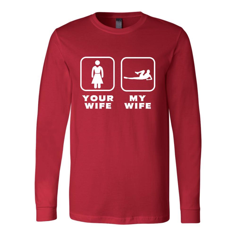 Fitness - Your wife My wife - Father's Day Hobby Shirt-T-shirt-Teelime | shirts-hoodies-mugs