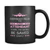 Flight Attendant - Everybody relax the Flight Attendant is here, the day will be save shortly - 11oz Black Mug-Drinkware-Teelime | shirts-hoodies-mugs