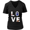 Flight attendant - LOVE Flight attendant - Stewardess Profession/Job Shirt-T-shirt-Teelime | shirts-hoodies-mugs