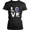 Flight attendant - LOVE Flight attendant - Stewardess Profession/Job Shirt-T-shirt-Teelime | shirts-hoodies-mugs