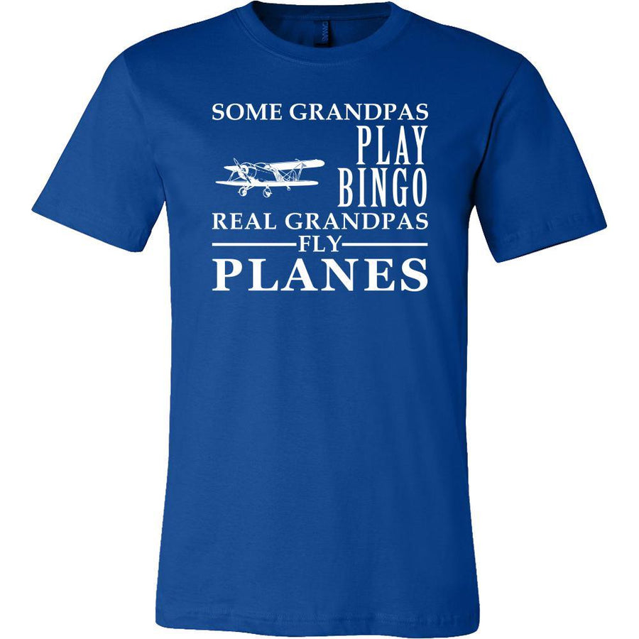 Flying Shirt Some Grandpas play bingo, real Grandpas fly planes Family Hobby-T-shirt-Teelime | shirts-hoodies-mugs