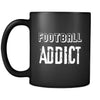 Football Football Addict 11oz Black Mug-Drinkware-Teelime | shirts-hoodies-mugs