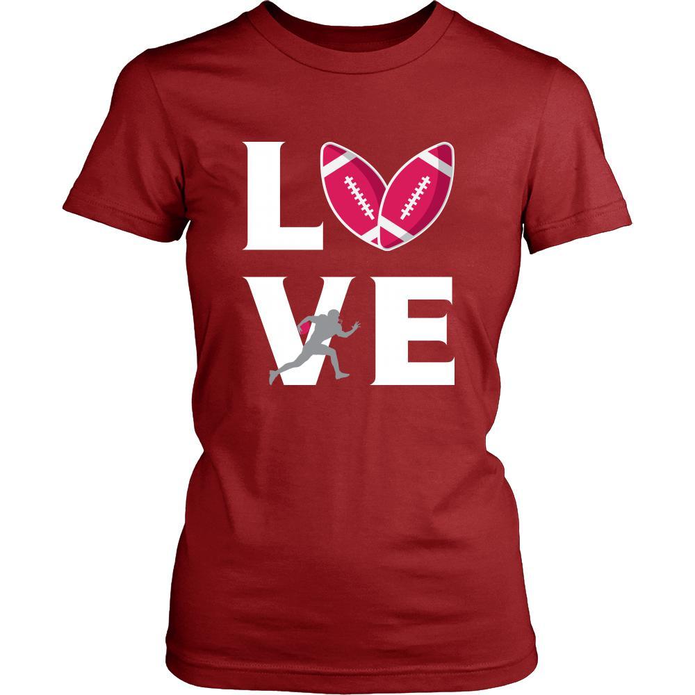 Football - LOVE Football - Sport Player Shirt-T-shirt-Teelime | shirts-hoodies-mugs