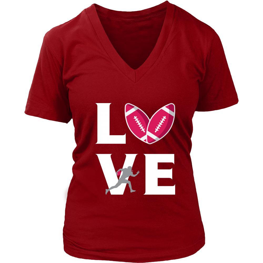 Football - LOVE Football - Sport Player Shirt-T-shirt-Teelime | shirts-hoodies-mugs
