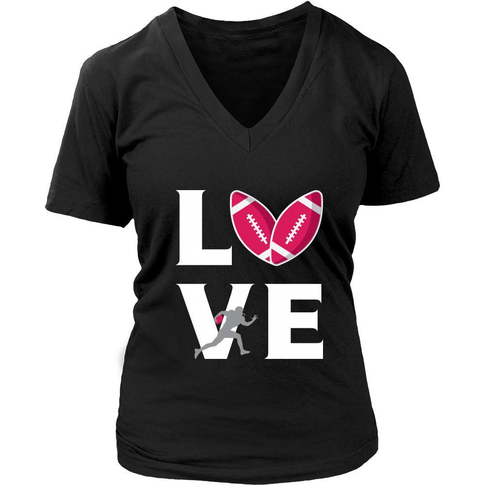 Football - LOVE Football - Sport Player Shirt-T-shirt-Teelime | shirts-hoodies-mugs