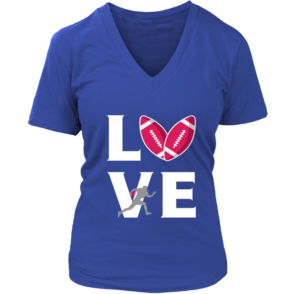 Football - LOVE Football - Sport Player Shirt-T-shirt-Teelime | shirts-hoodies-mugs
