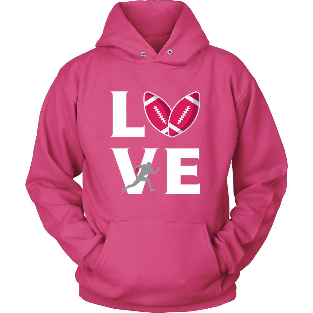 Football - LOVE Football - Sport Player Shirt-T-shirt-Teelime | shirts-hoodies-mugs