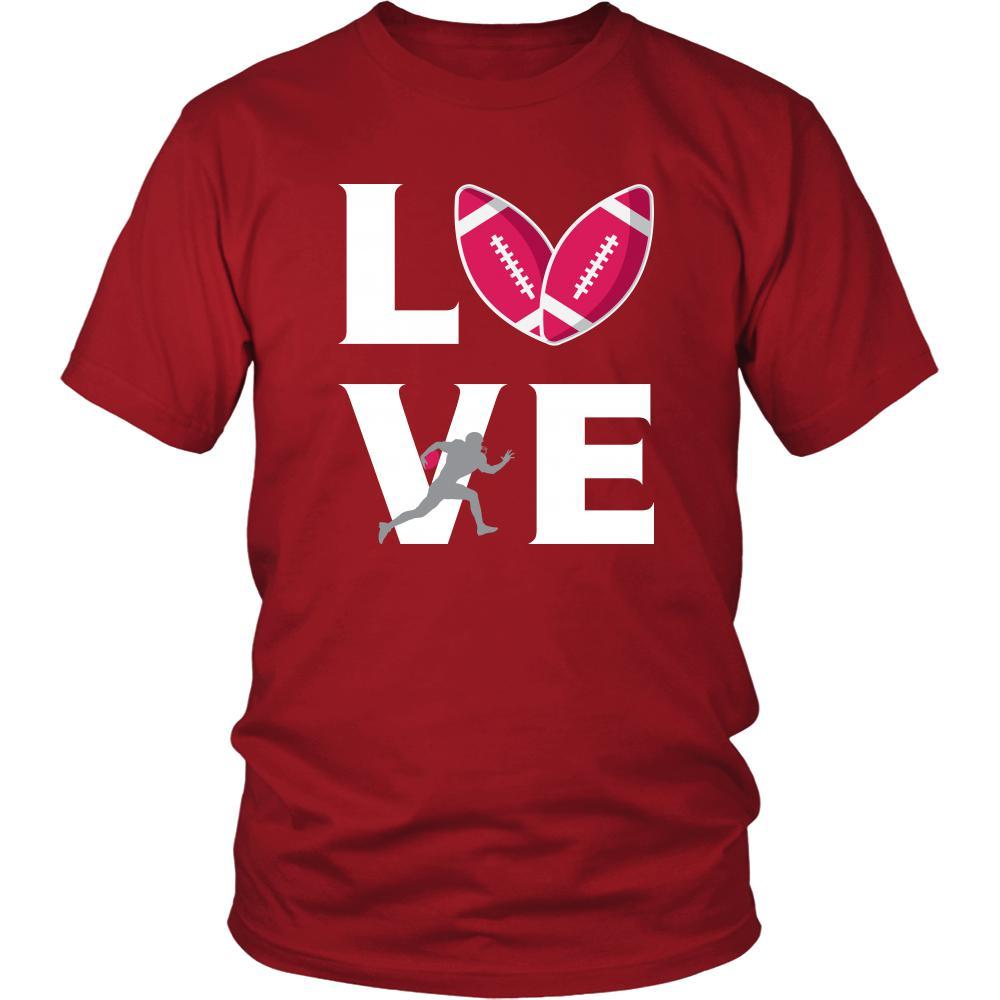 Football - LOVE Football - Sport Player Shirt-T-shirt-Teelime | shirts-hoodies-mugs