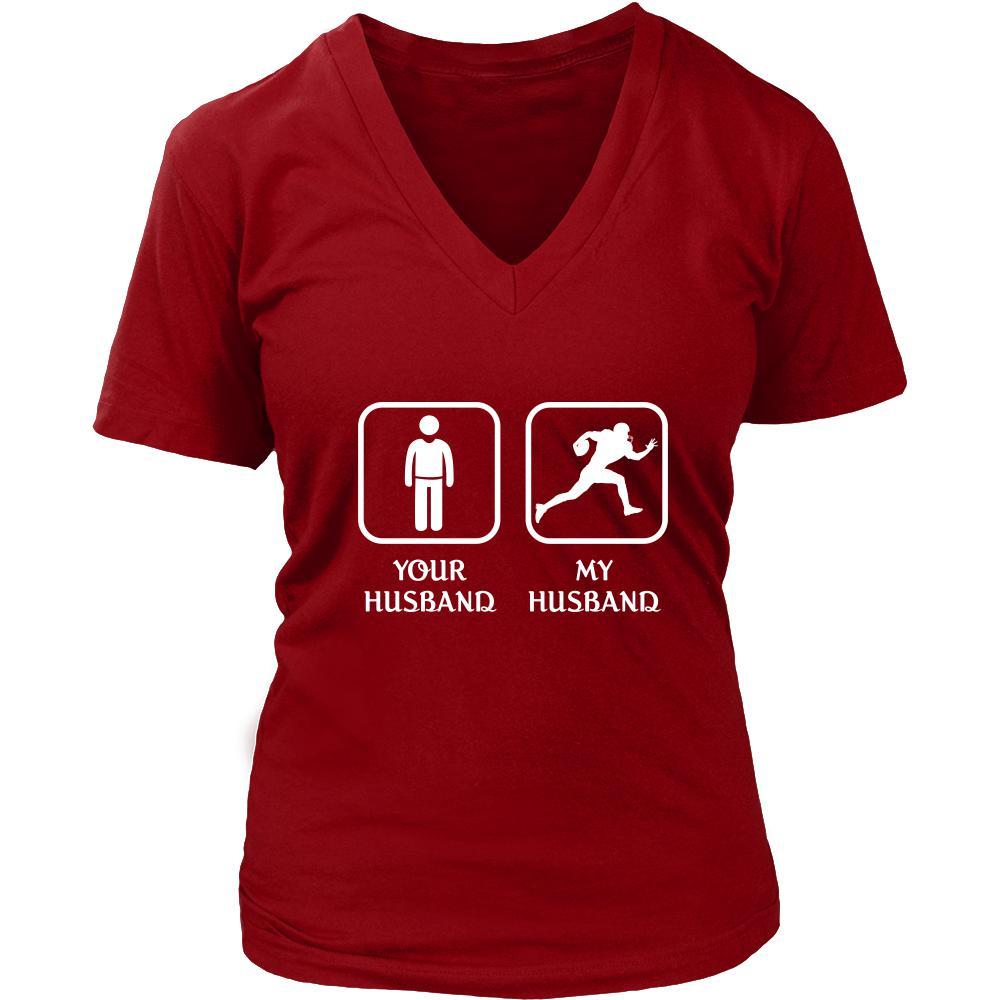 Football Player - Your husband My husband - Mother's Day Sport Shirt-T-shirt-Teelime | shirts-hoodies-mugs
