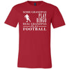 Football Shirt Some Grandpas play bingo, real Grandpas go Football Family Hobby-T-shirt-Teelime | shirts-hoodies-mugs