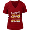 Forewoman Shirt - Raise your hand if you love Forewoman, if not raise your standards - Profession Gift-T-shirt-Teelime | shirts-hoodies-mugs